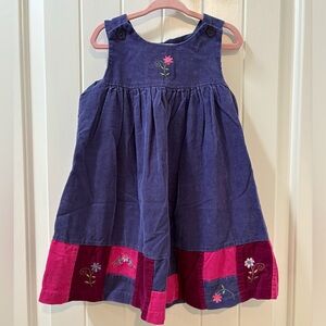 Good Lad - Corduroy Embroidered Dress